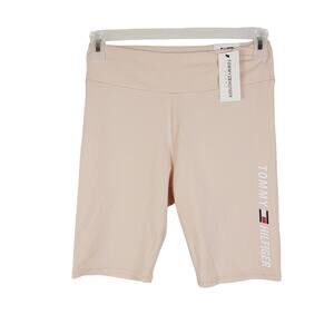 Tommy Hilfiger Sport pink high rise athletic biker shorts size medium